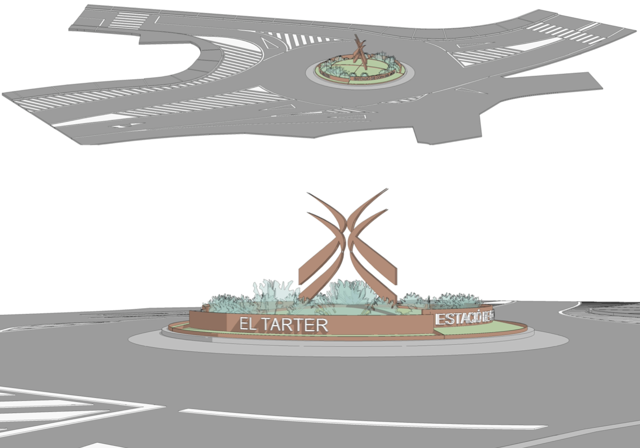 Planol rotonda el tarter