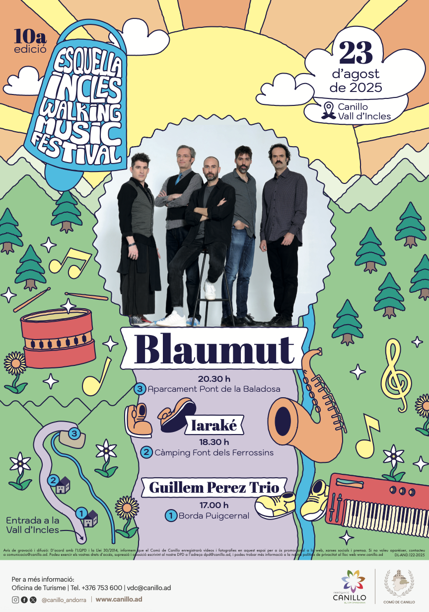Cartell esquella walking music festival 2025