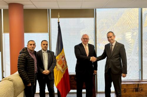 Reunio cònsols de Canillo amb consol Portugal 