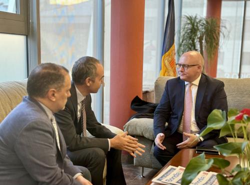 Reunio cònsols de Canillo amb consol Portugal 